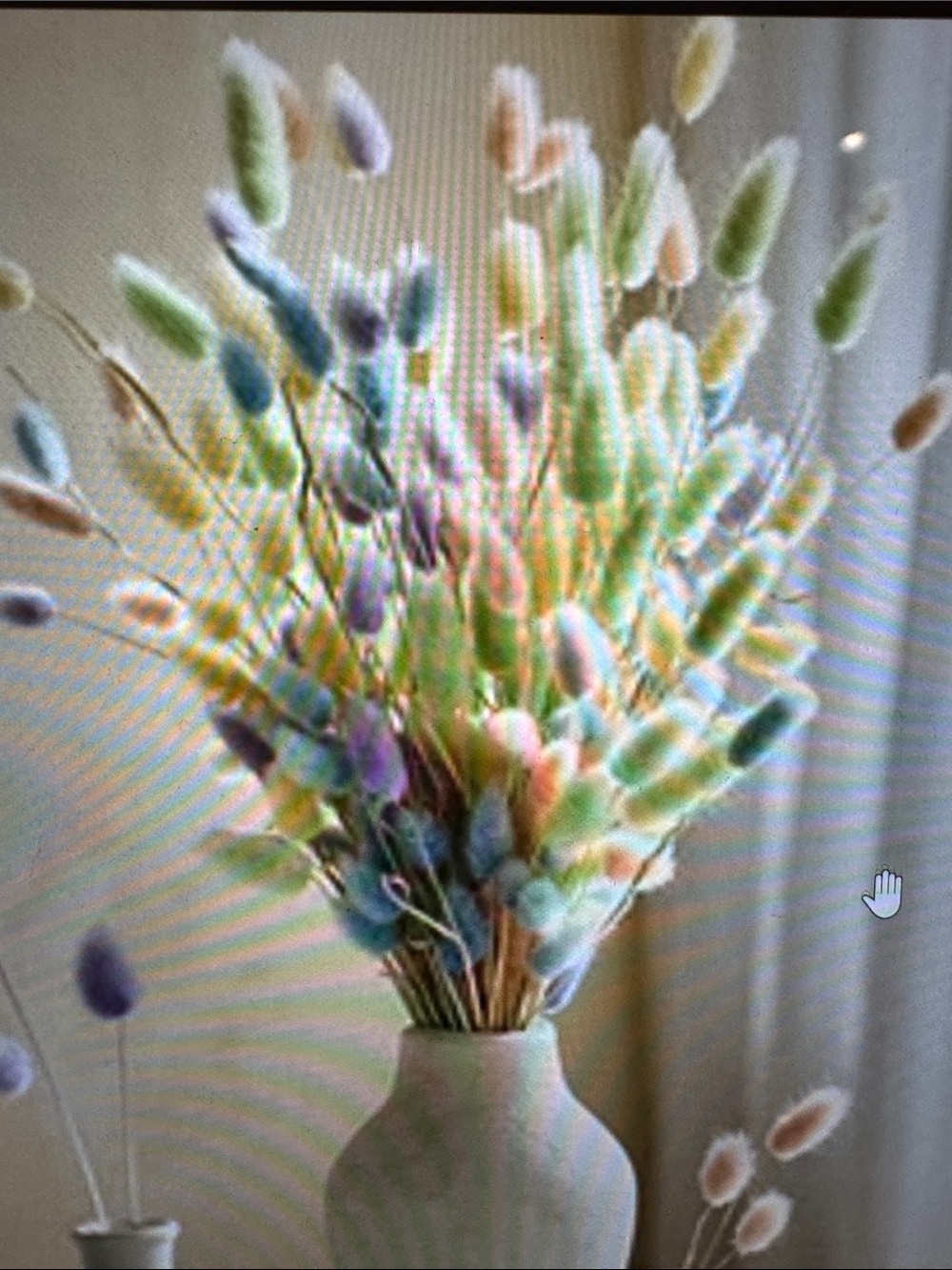 Anthropologie Faux Bunny Tails Bouquet